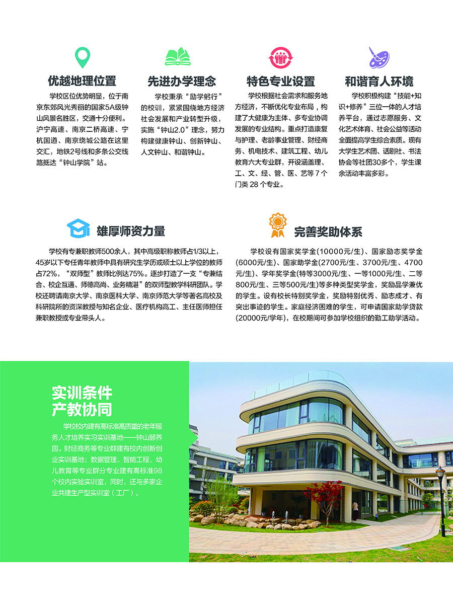 钟山职业技术学院－2025年江苏中职职教高考专科批次报考指南