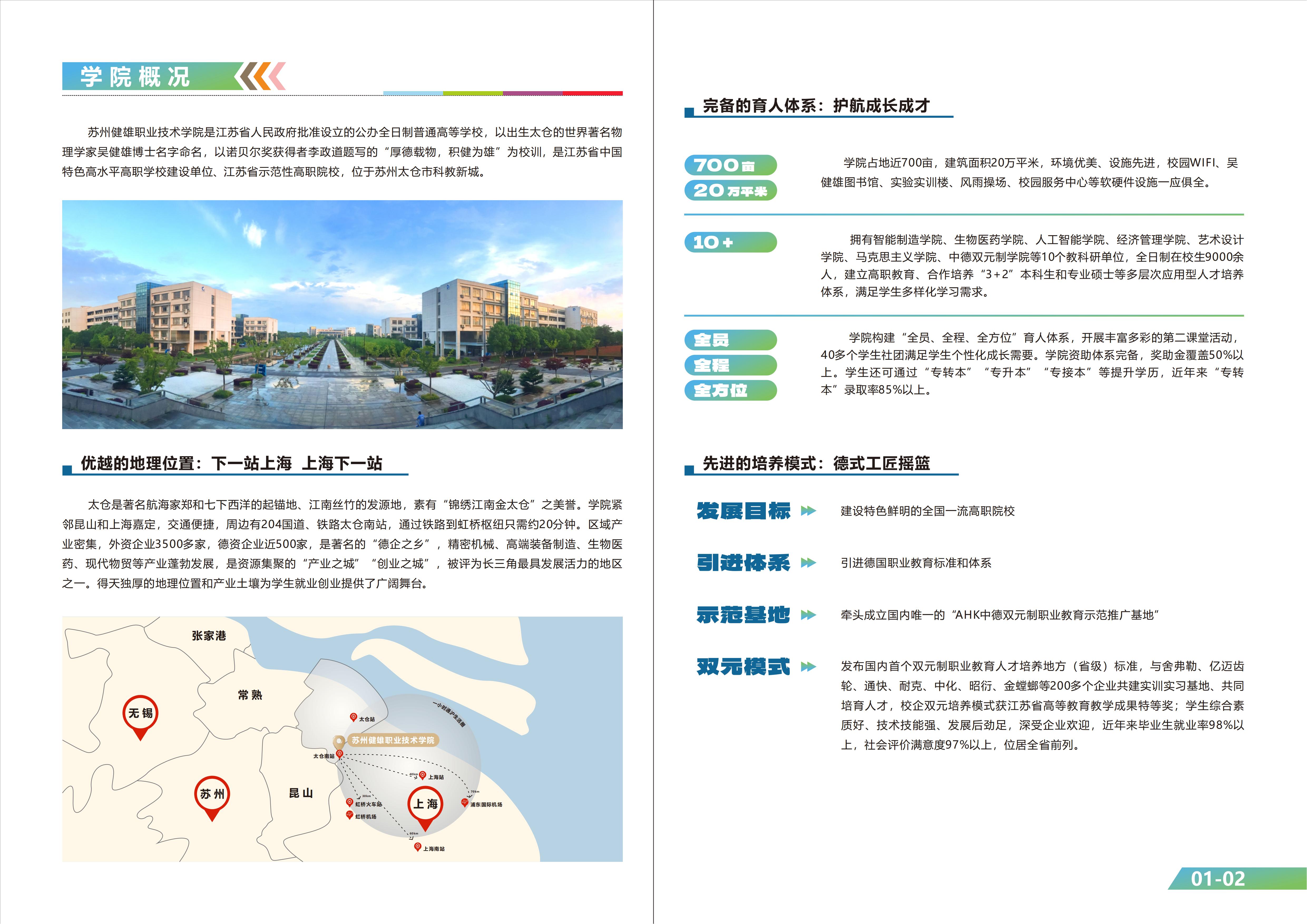 苏州健雄职业技术学院2024年高职提前招生简章