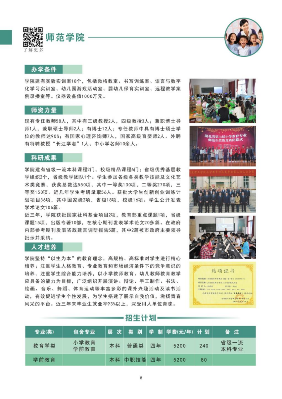 荆楚理工学院－2024年招生简章