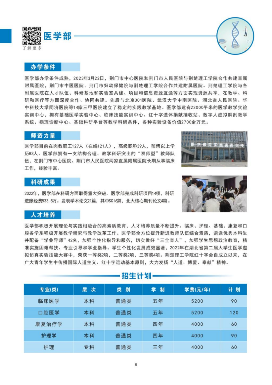 荆楚理工学院－2024年招生简章