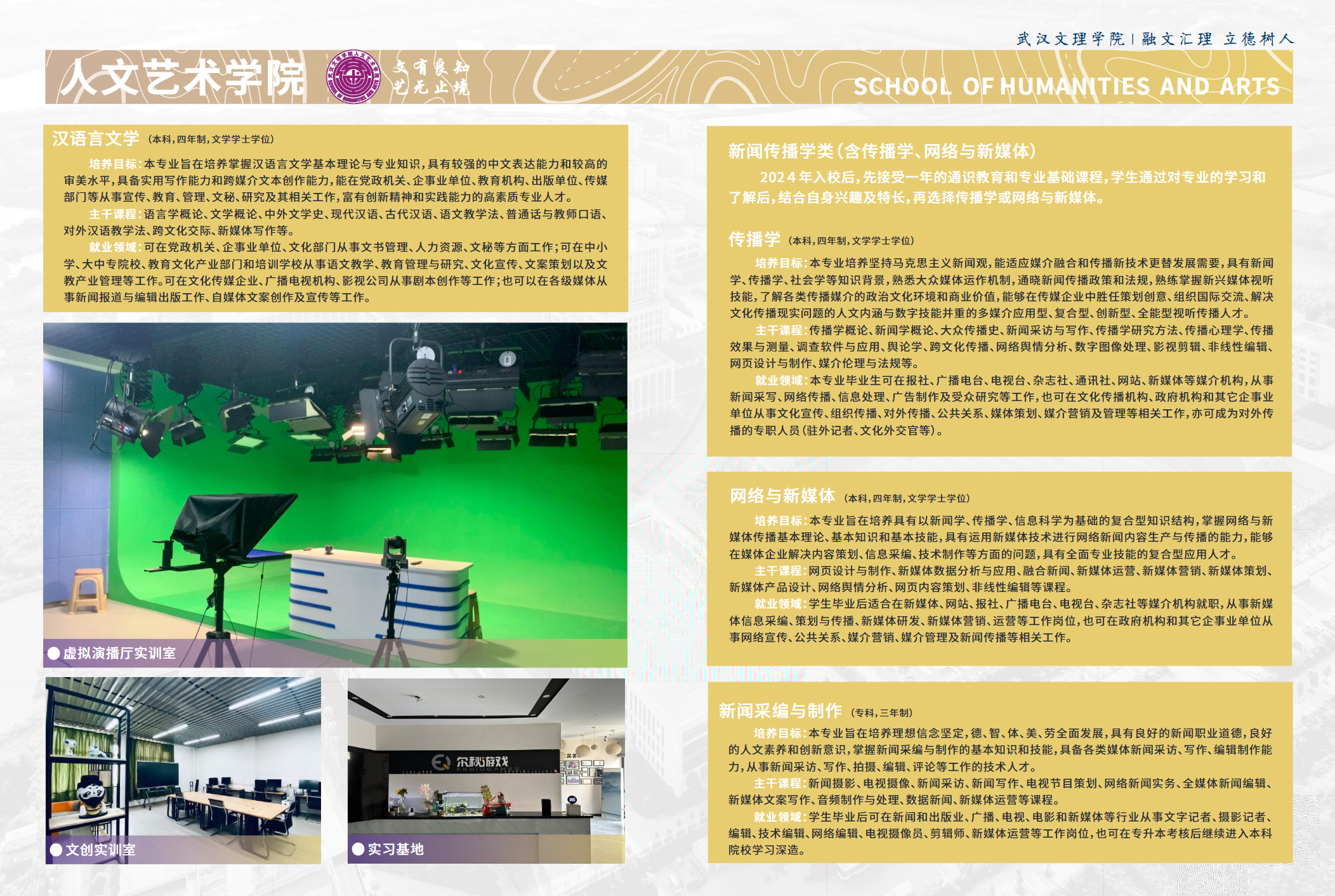 武汉文理学院2024年报考指南