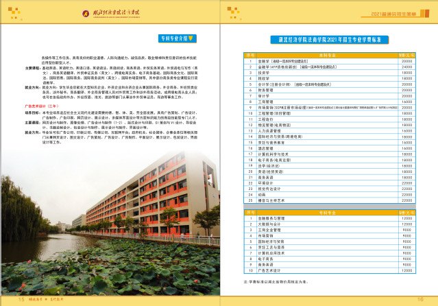 湖北经济学院法商学院2021年普通类招生简章