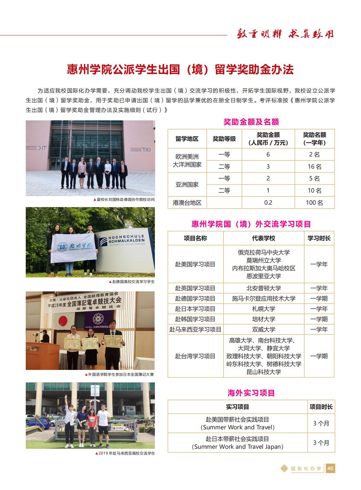 惠州学院2021年招生简章