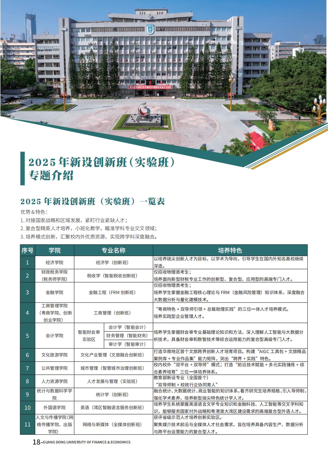 广东财经大学2025年夏季高考报考指南