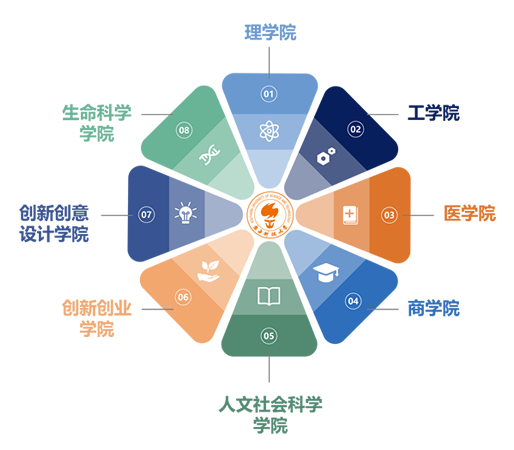南方科技大学-院系设置