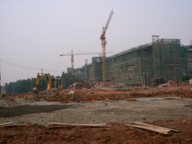 南海校区建设现场施工图 