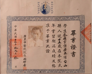 广州中医学院毕业证书 