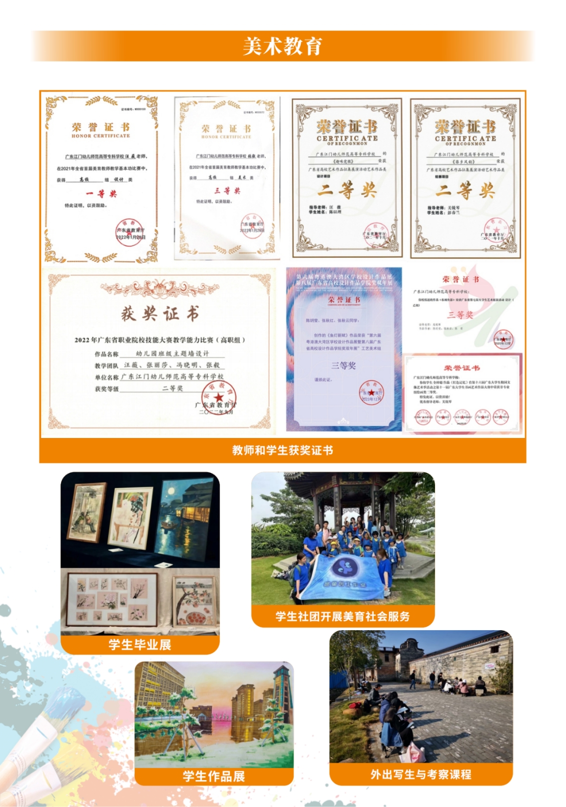 广东江门幼儿师范高等专科学校2024年夏季高考招生简章