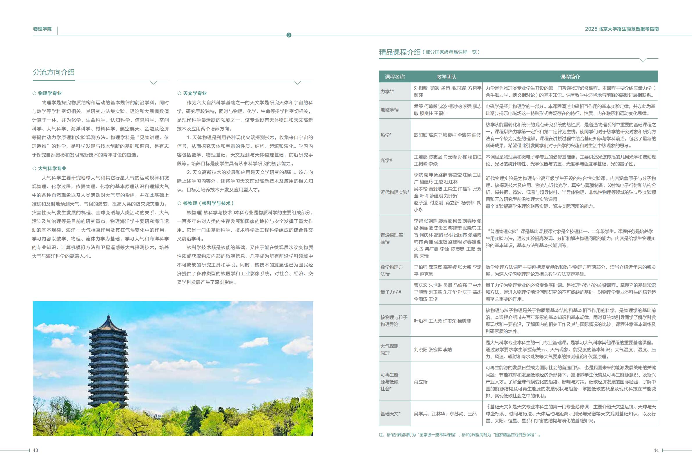 北京大学2025年招生简章暨报考指南