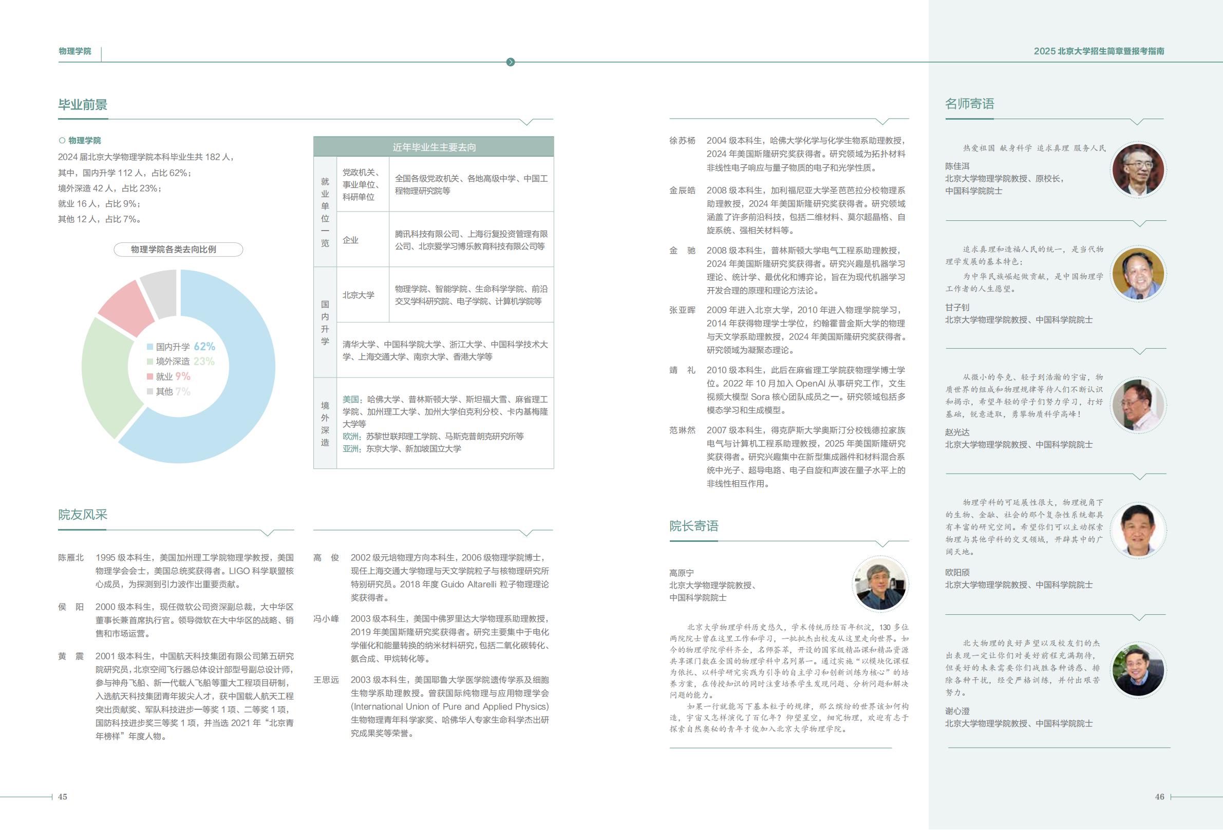 北京大学2025年招生简章暨报考指南