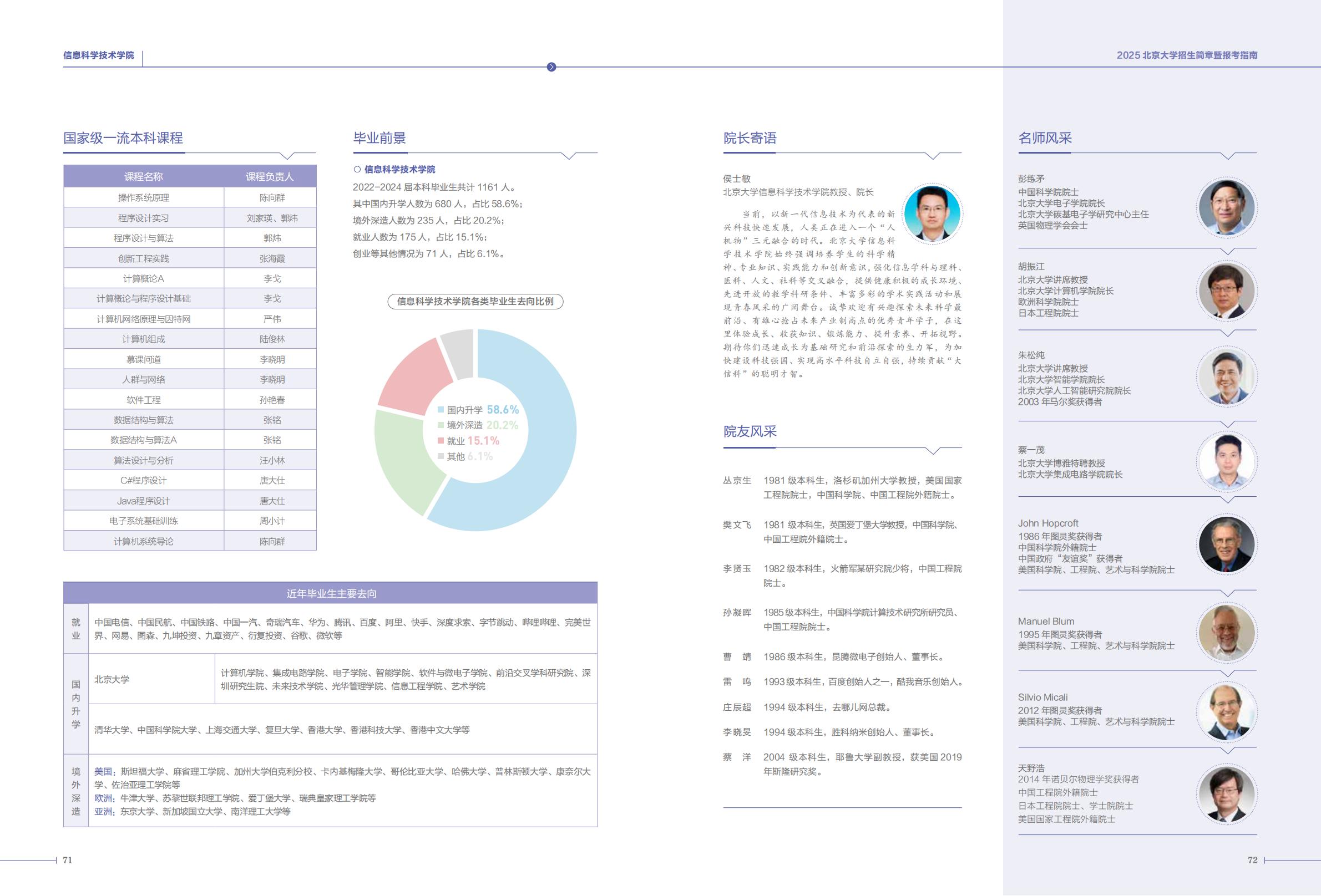 北京大学2025年招生简章暨报考指南