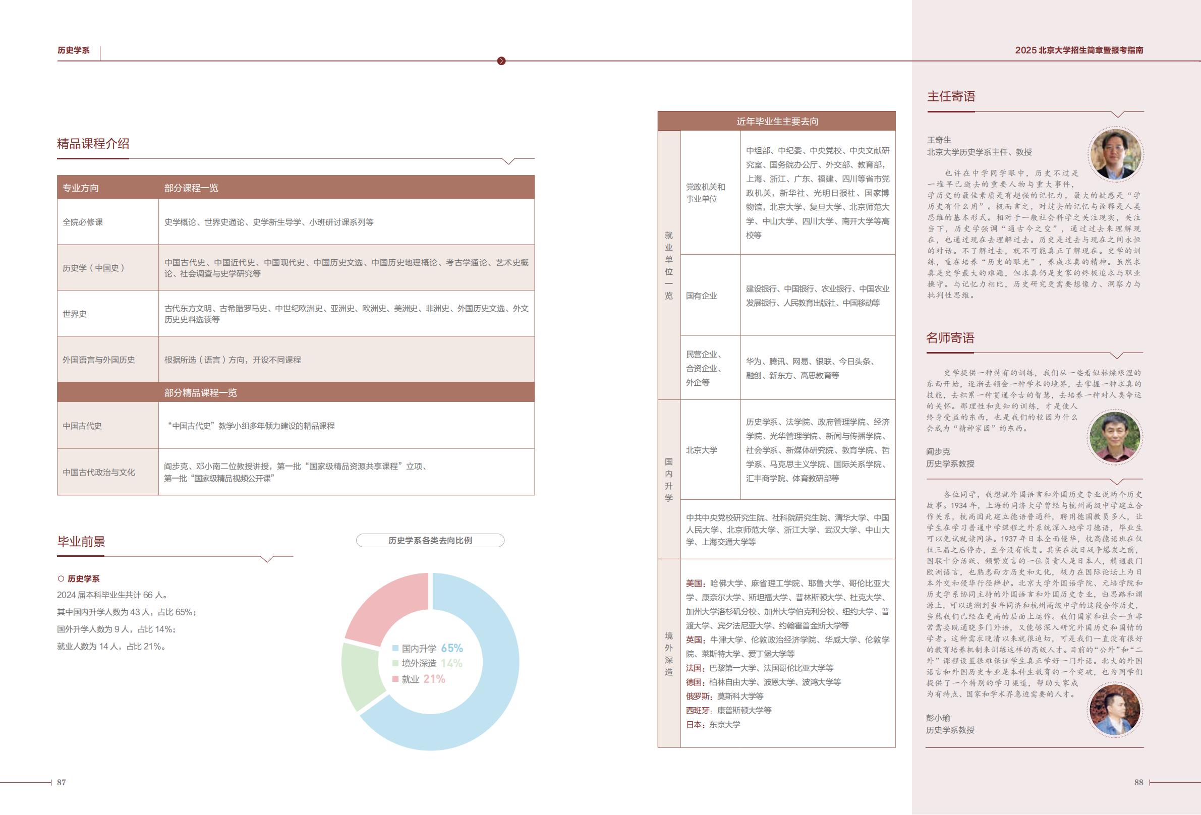 北京大学2025年招生简章暨报考指南