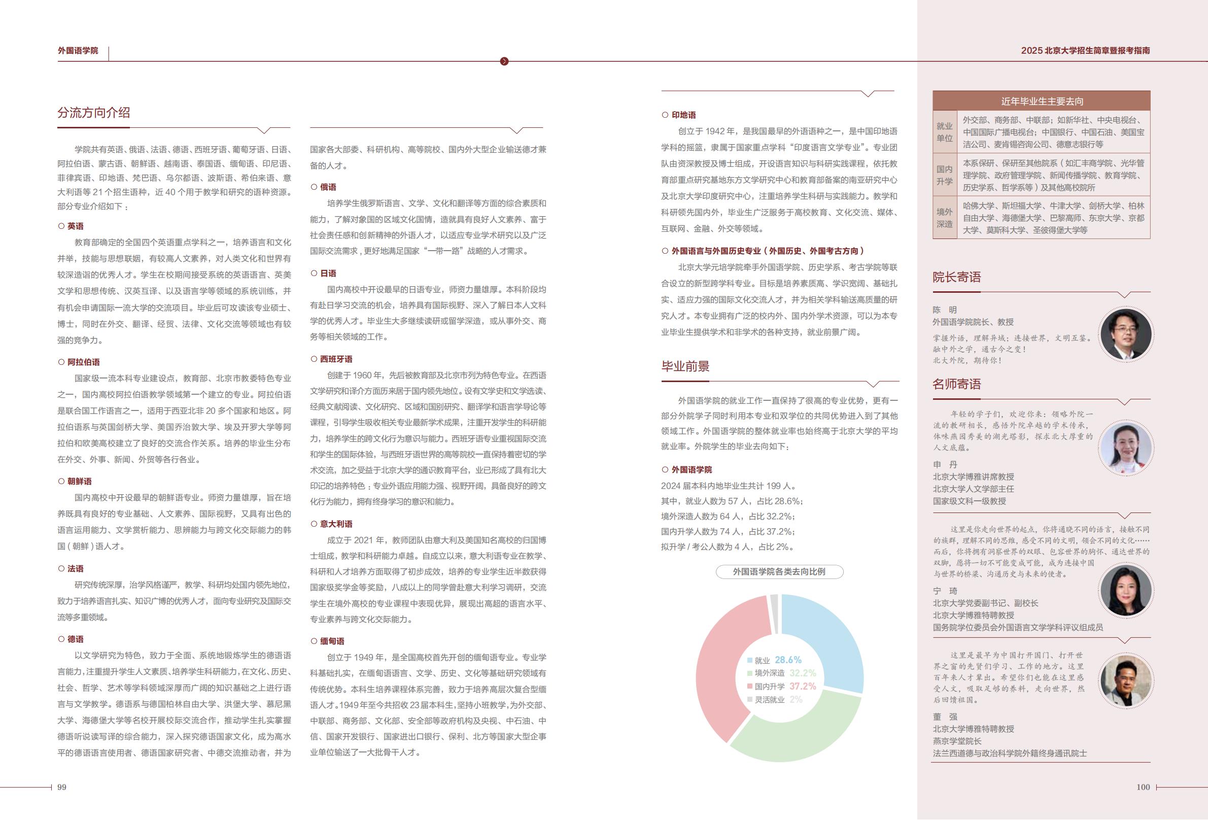 北京大学2025年招生简章暨报考指南