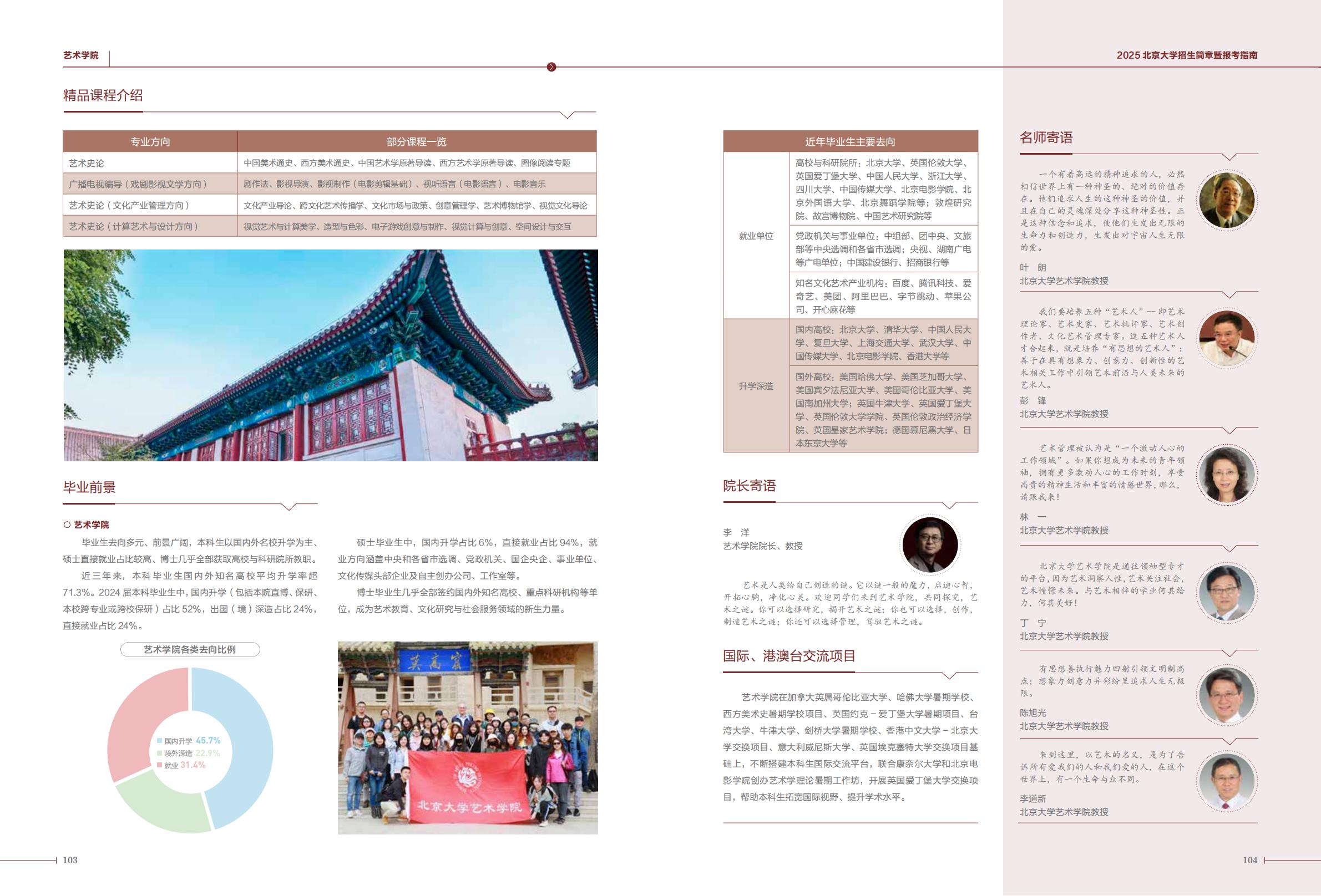 北京大学2025年招生简章暨报考指南