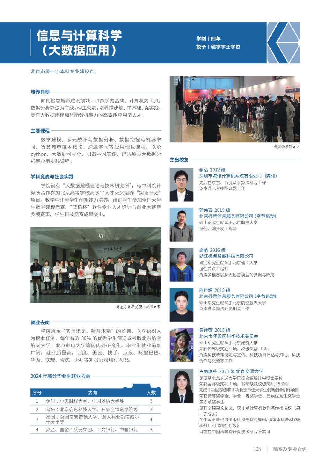 北京建筑大学2025年指南