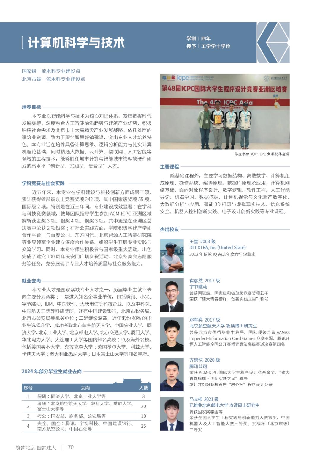 北京建筑大学2025年指南