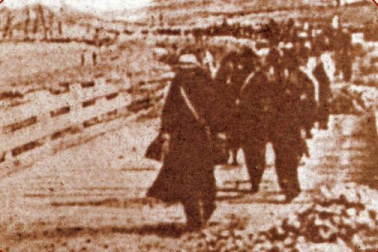 西迁办学行进途中 