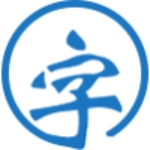 中英文标准字组合方格坐标制图