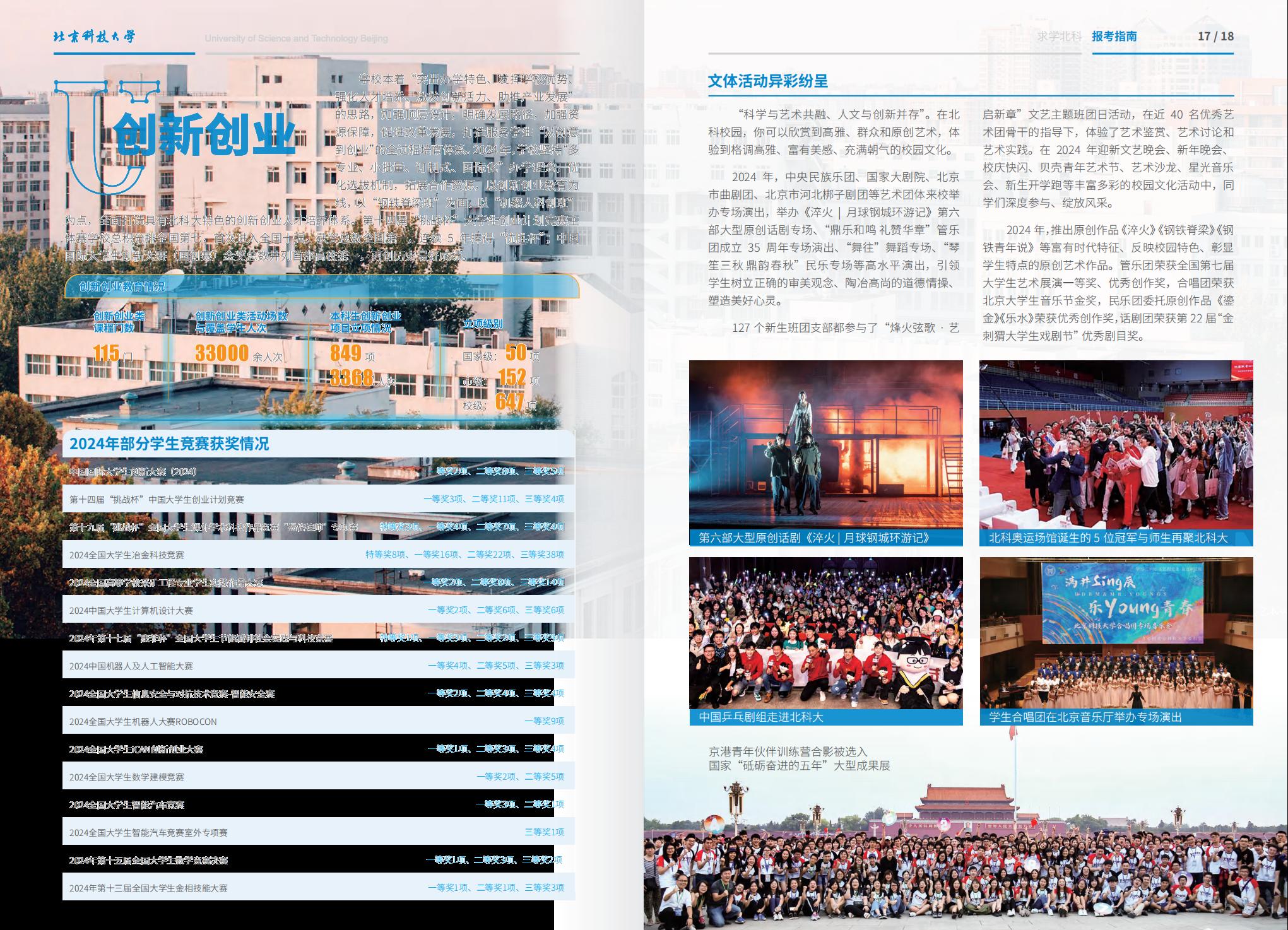 北京科技大学－2025年招生简章（2025招生指南）