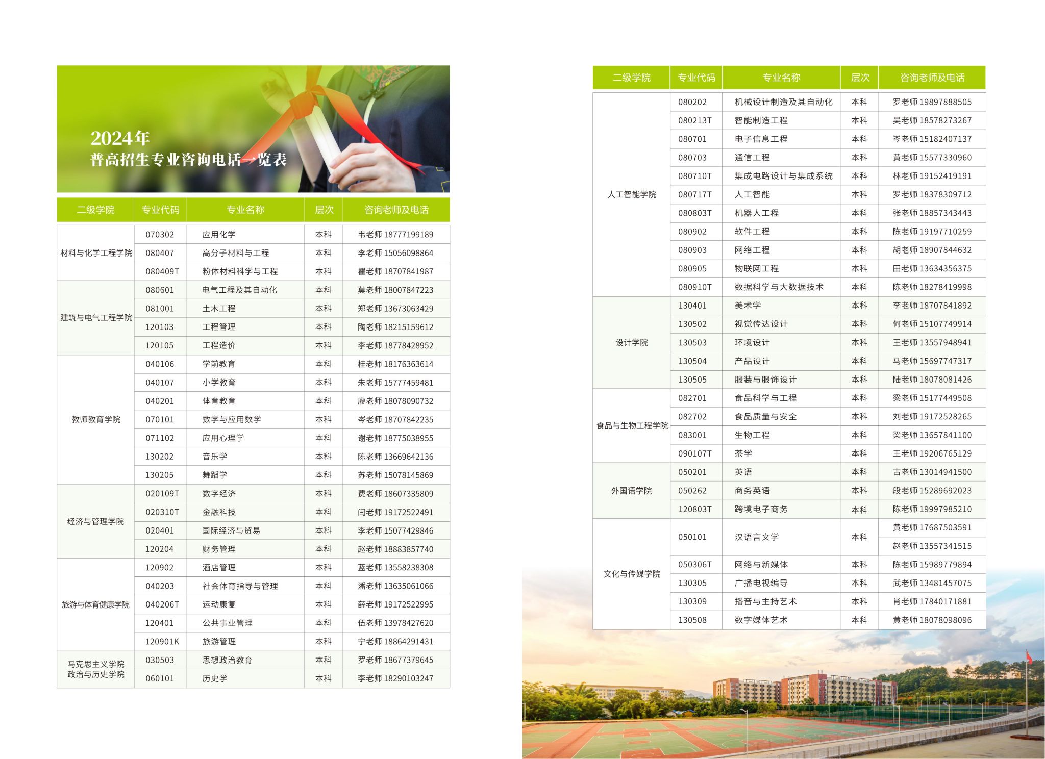 贺州学院2024年招生简章