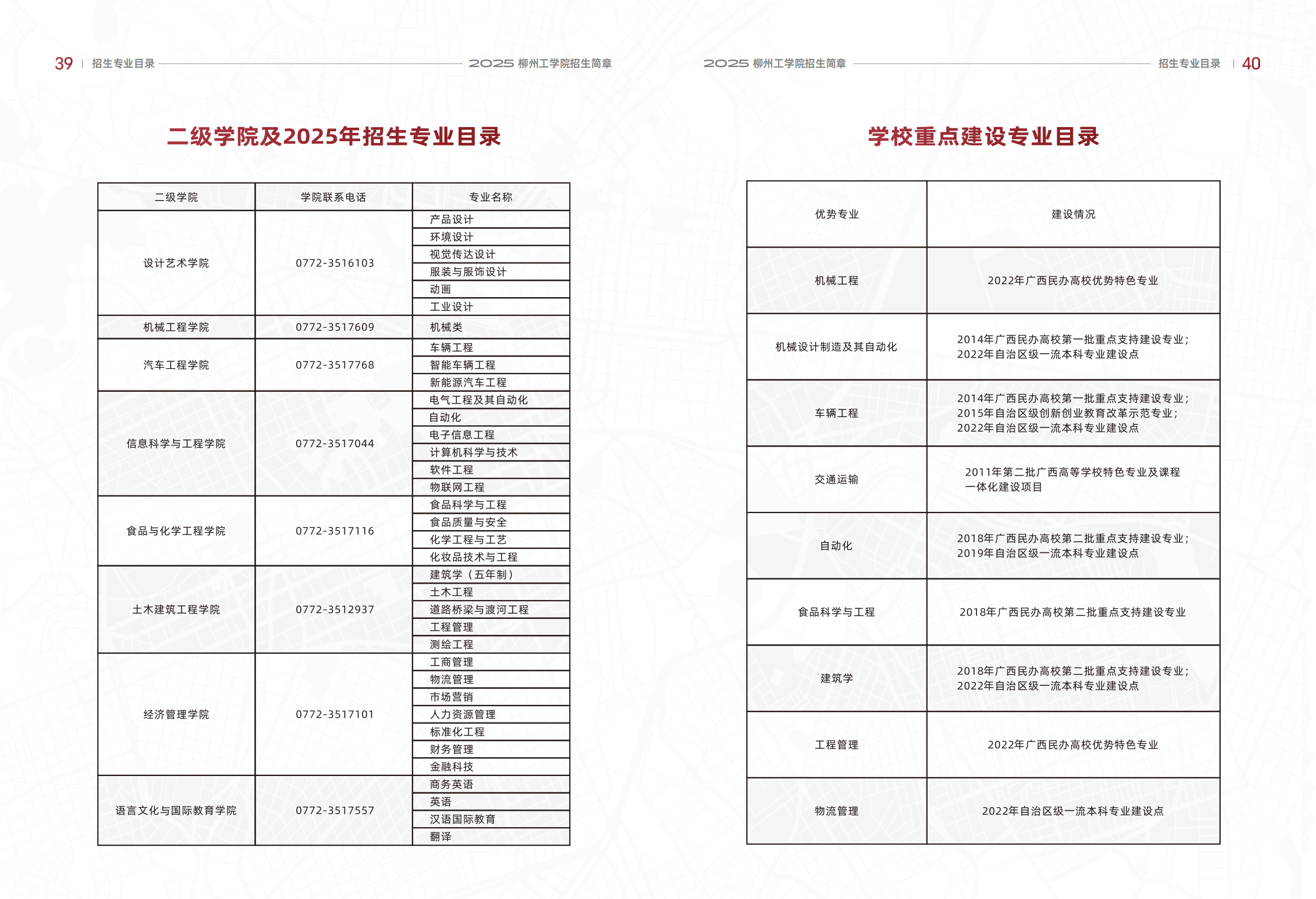 柳州工学院2025年招生简章