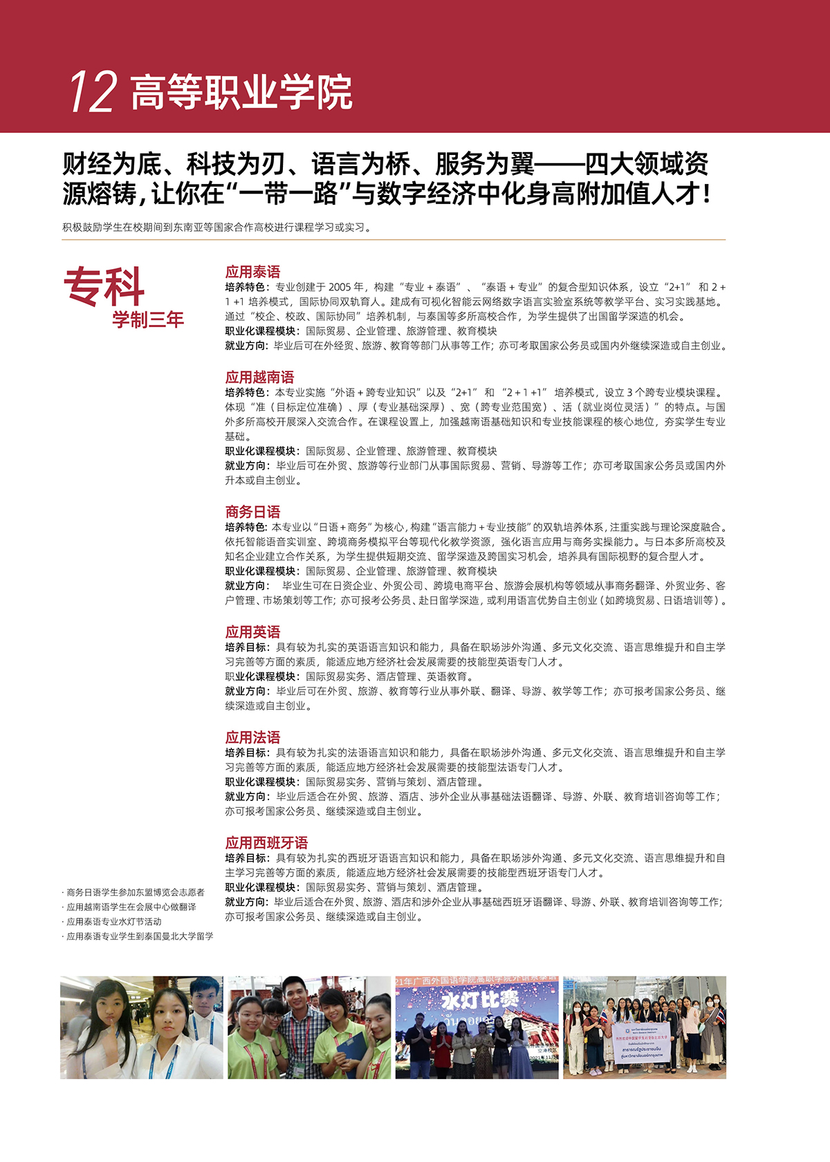 广西外国语学院2025年招生简章