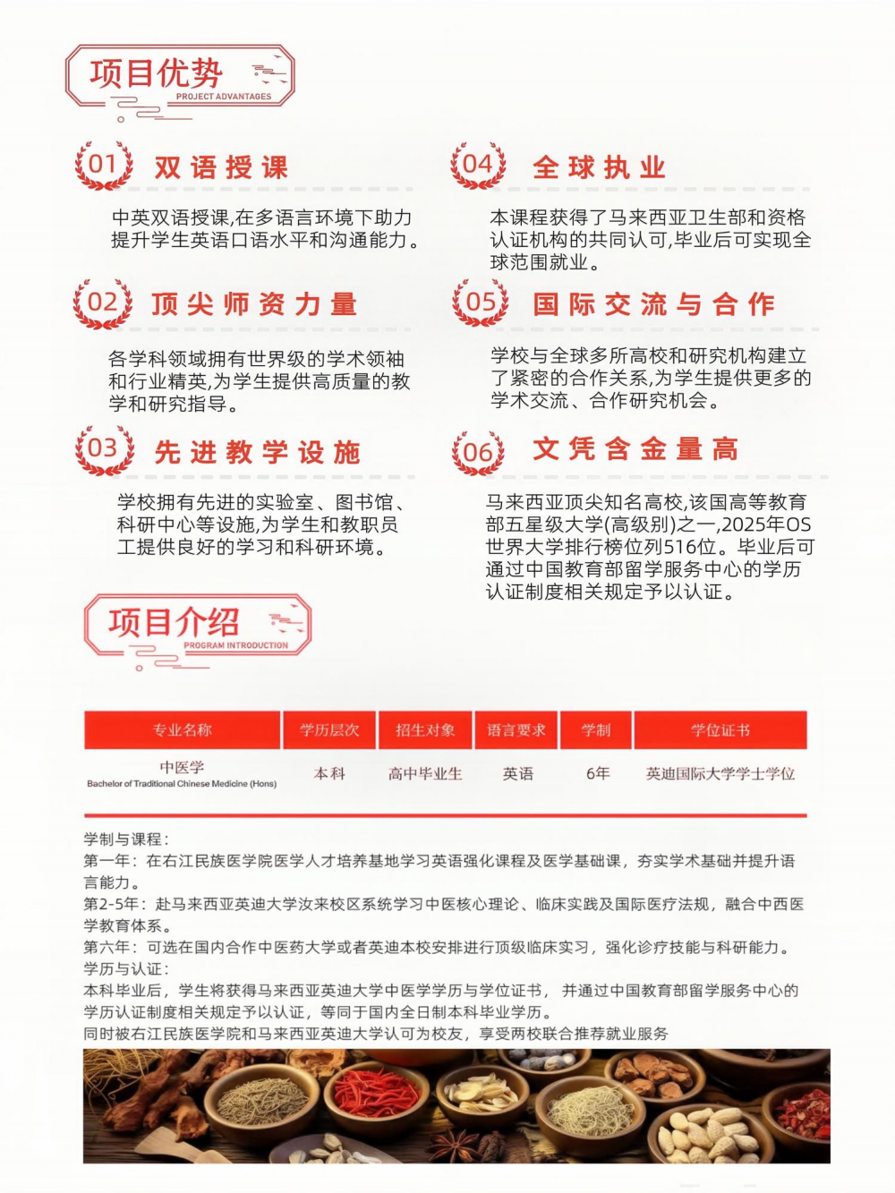 右江民族医学院国际学院国际本科国际本硕连读项目招生简章（2025）