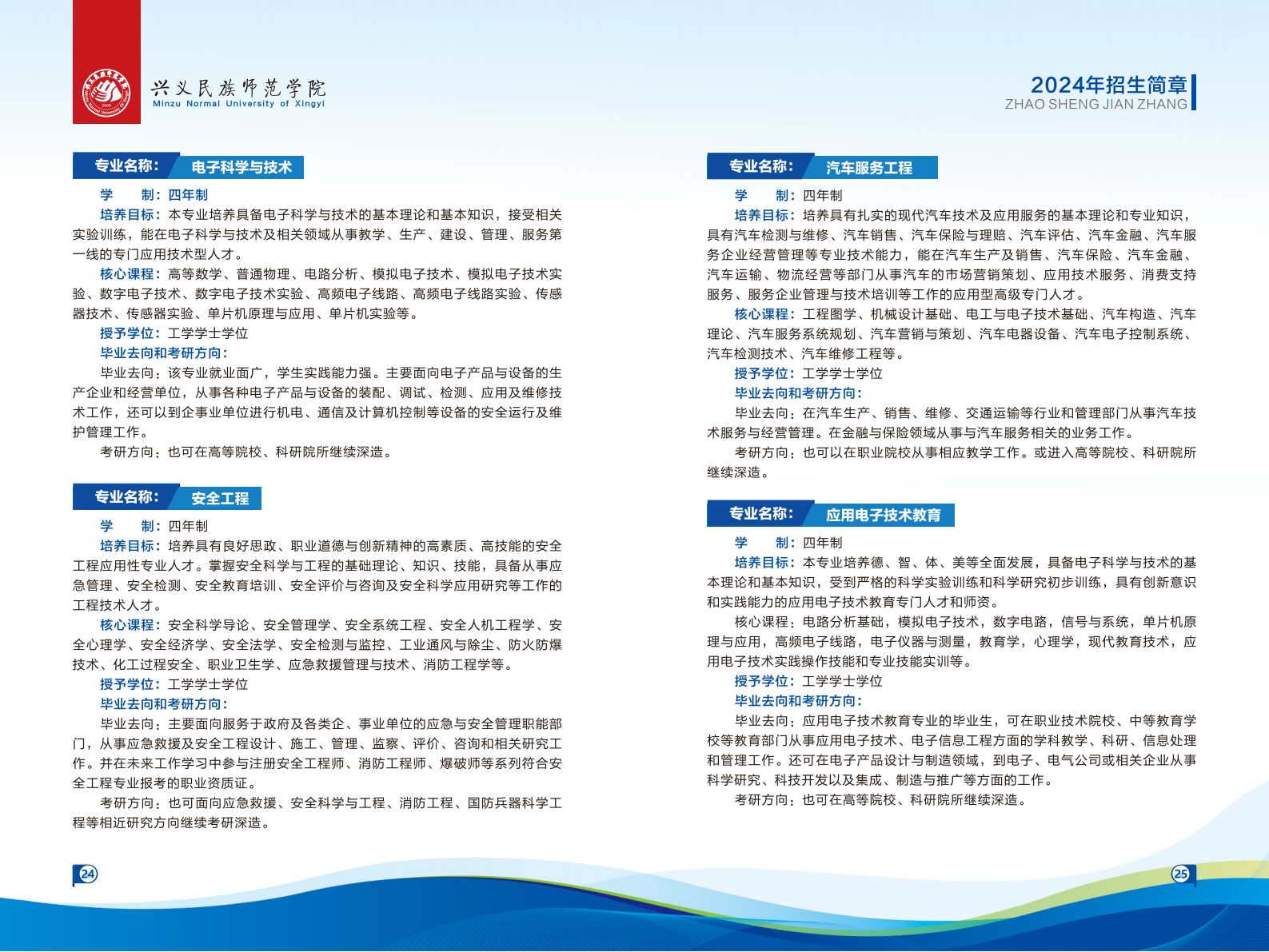 兴义民族师范学院2024年招生简章