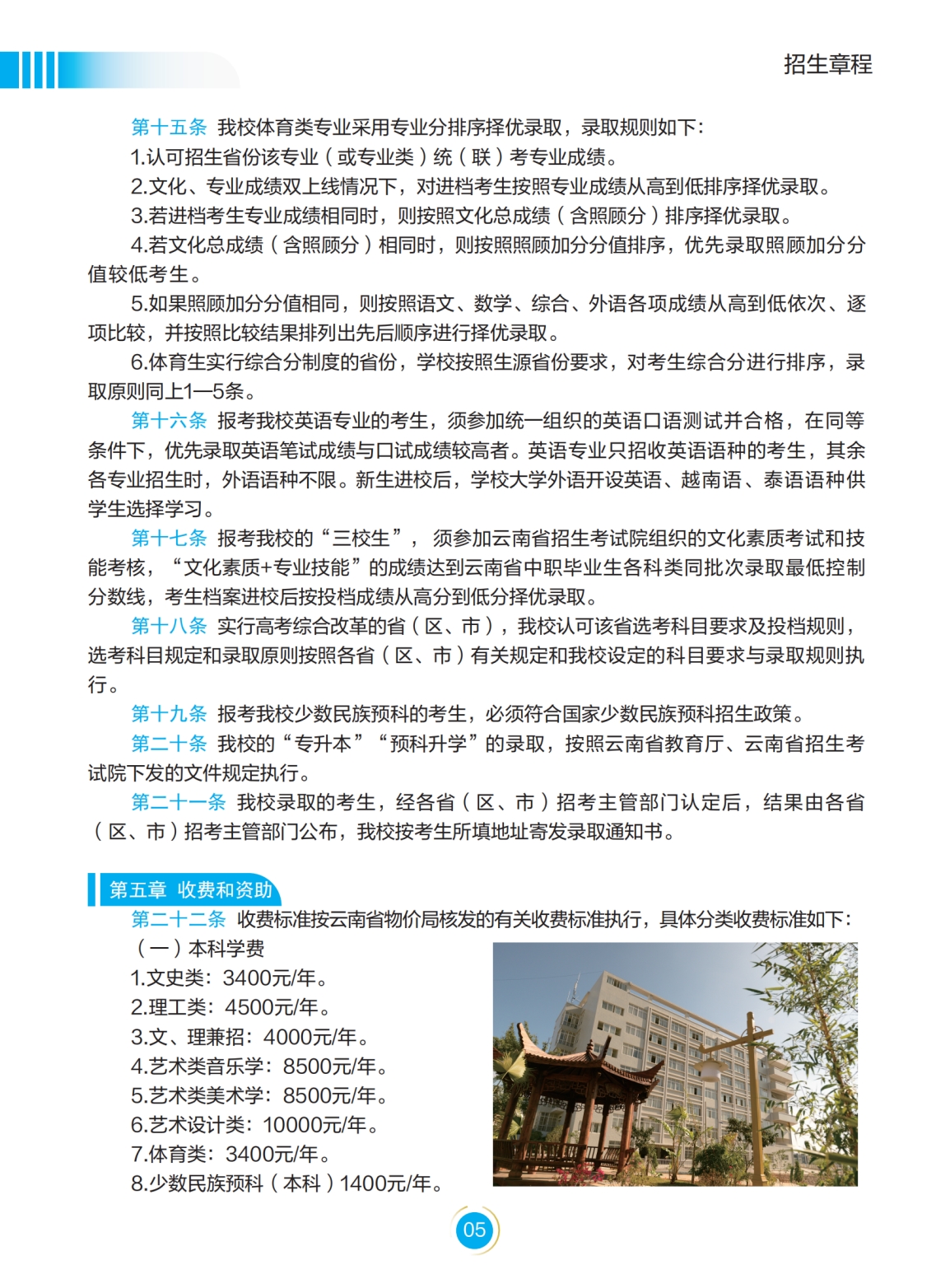 文山学院－2022年招生简章