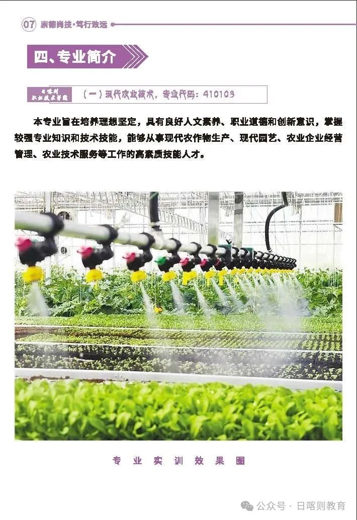 日喀则职业技术学院－2025年招生简章