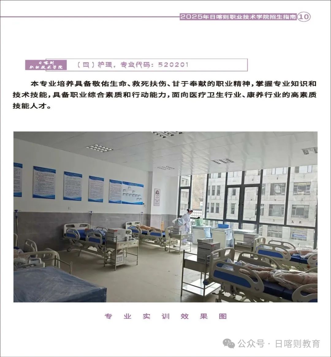 日喀则职业技术学院－2025年招生简章