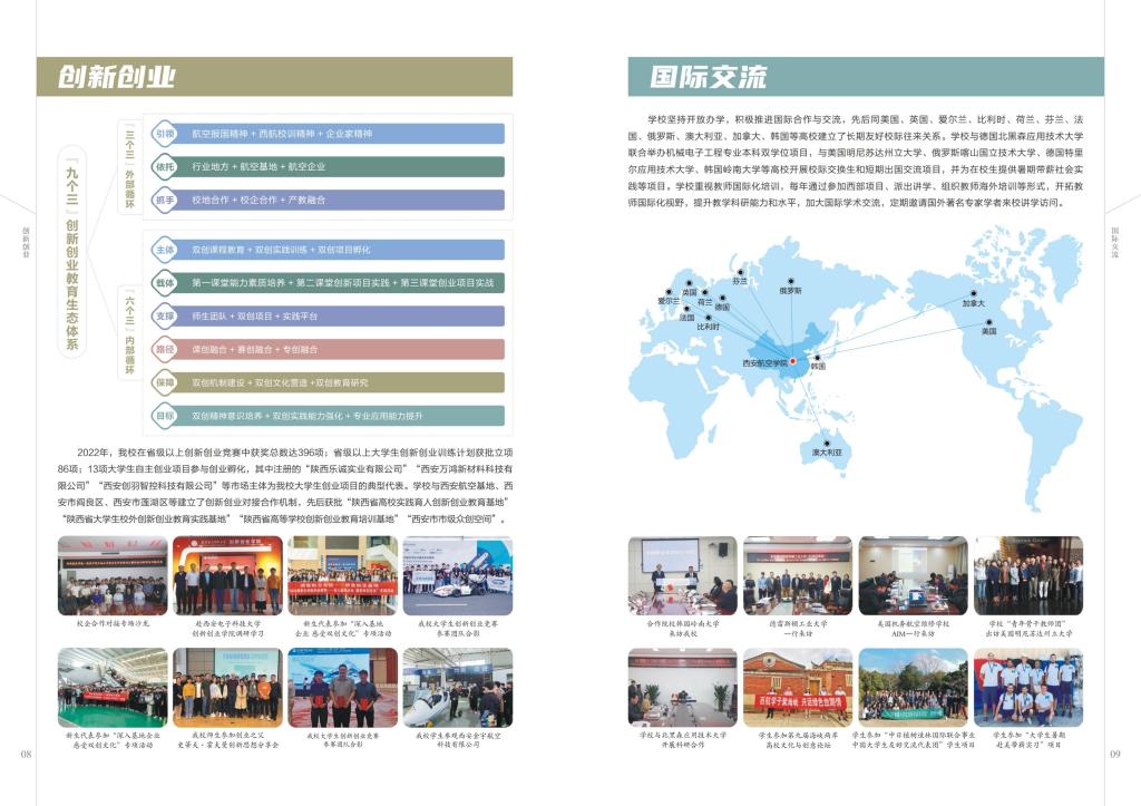 西安航空学院2023招生画册1