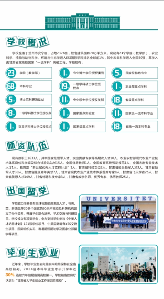 甘肃农业大学报考指南