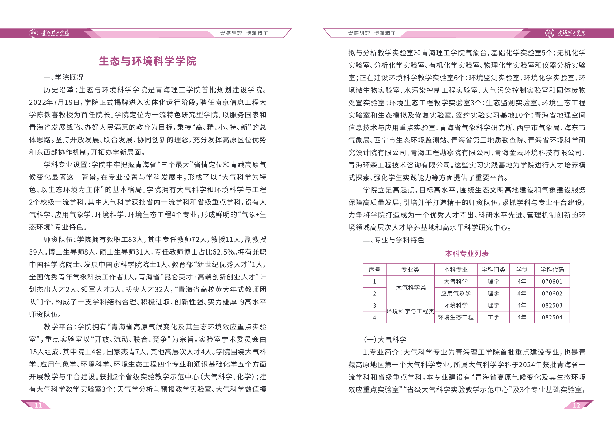 青海理工学院－2025年招生简章