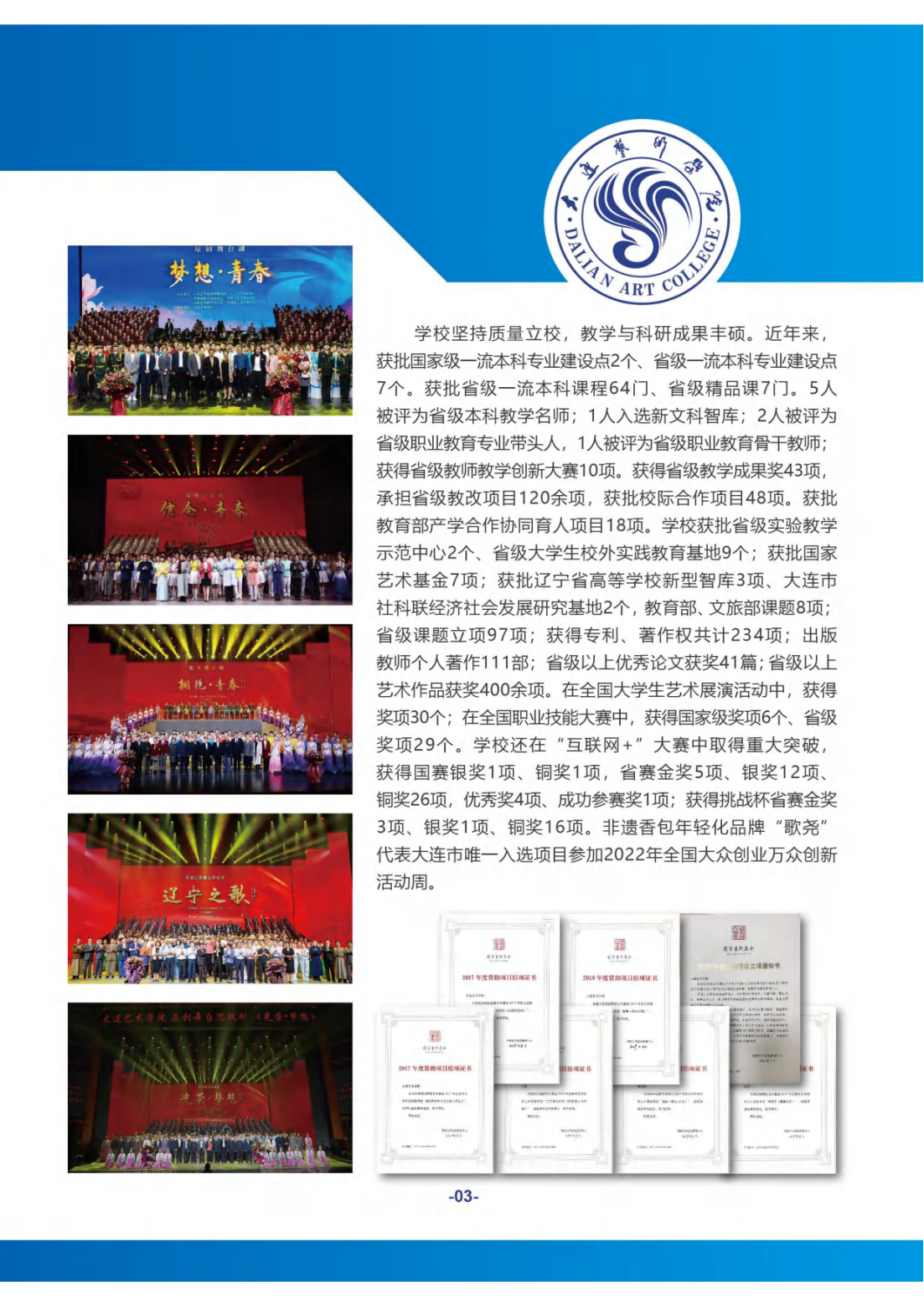 大连艺术学院2024年专升本招生简介