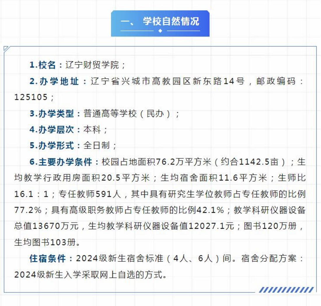 辽宁财贸学院－2023年招生章程