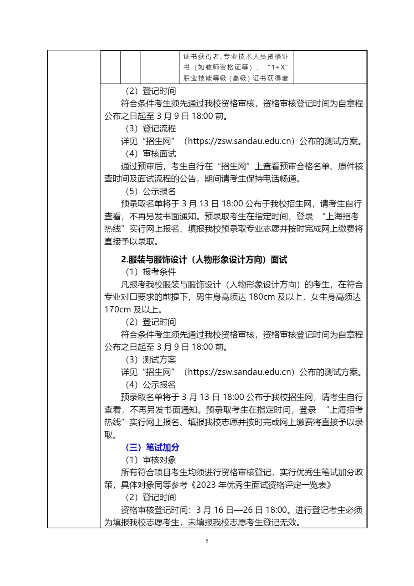上海杉达学院－2023年上海杉达学院专升本招生章程