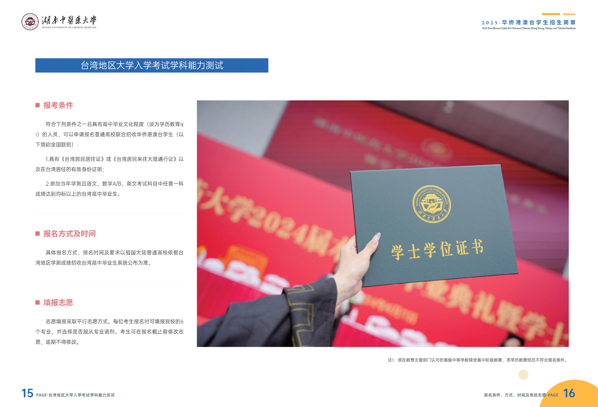 湖南中医药大学华侨港澳台招生简章（2025）